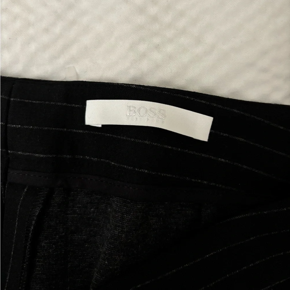 Hugo Boss Jolise Pinstripe Stretch Slim Leg Pant Suit